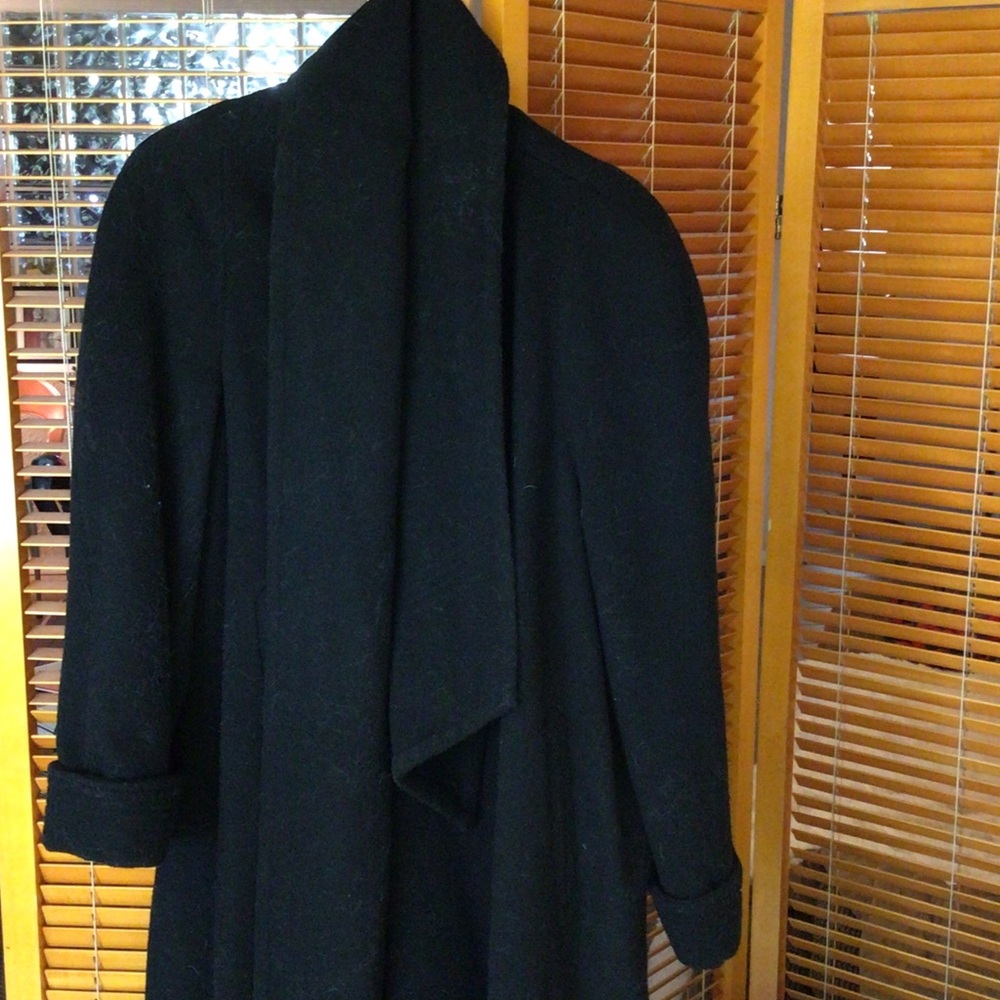 Vintage Oleg Cassini Couture Elegant Black Women's Coat